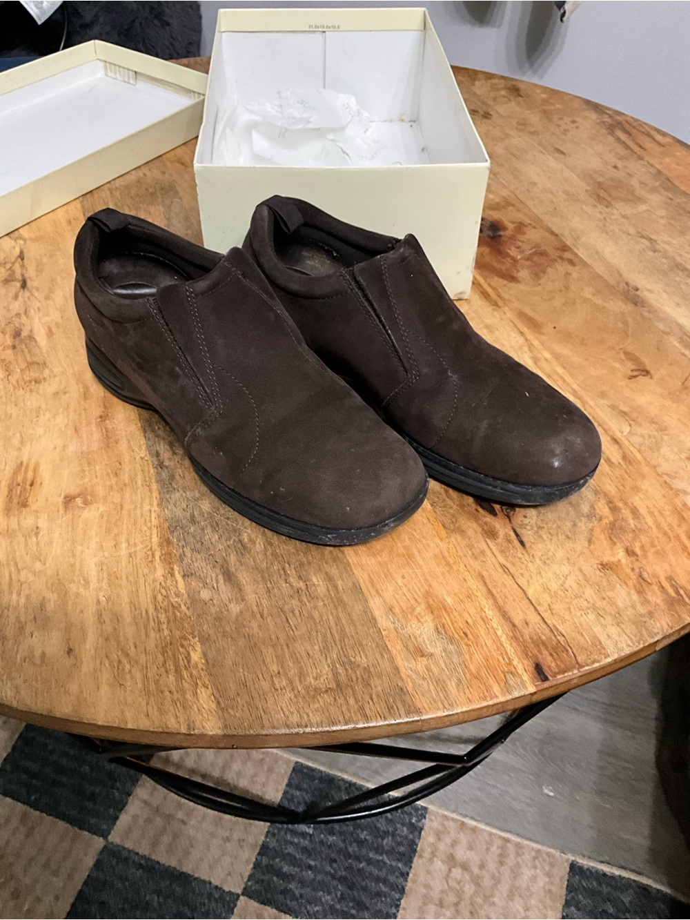 Liz Claiborne Brown Slip-On Loafers